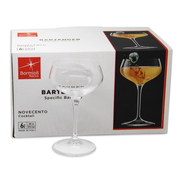 Набор бокалов для коктейля 250мл BARTENDER Novecento, 6шт детальная картинка 